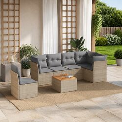Comfort and Value: 7 Piece Garden Sofa Set for Outdoors