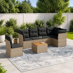 Comfortable and Practical 7-Piece Garden Sofa Set
