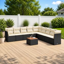 Comfortable 10-Piece Garden Sofa Set with Reliable Features