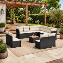 Comfortable and Practical 12 Piece Garden Sofa Set