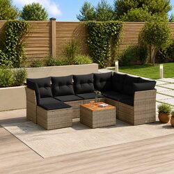 Reliable 8 Piece Garden Sofa Set for Your Outdoor Needs