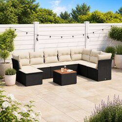 Comfort and Value in a 9 Piece Garden Sofa Set