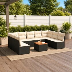 Comfortable Garden Sofa Set 10 Pieces for Your Patio