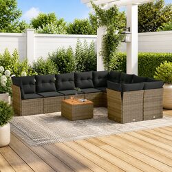 Comfortable and Practical 10-Piece Garden Sofa Set