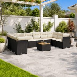 Reliable 11 Piece Garden Sofa Set with Storage Solutions