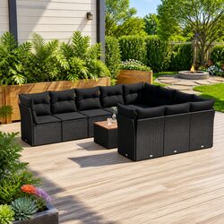 Reliable and Affordable 11-Piece Garden Sofa Set