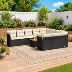 Comfortable and Practical 11-Piece Garden Sofa Set