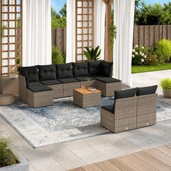 Comfortable and Affordable 10 Piece Garden Sofa Set