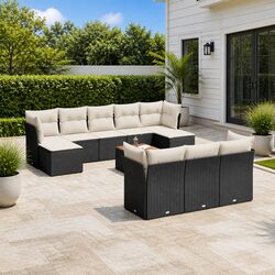 Comfortable and Practical 11-Piece Garden Sofa Set