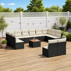 Comfort and Practicality in This 13-Piece Garden Sofa Set