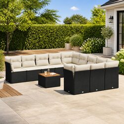 Comfortable 12 Piece Garden Sofa Set with Storage