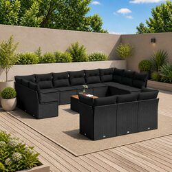 Comfortable 14 Piece Garden Sofa Set with Storage