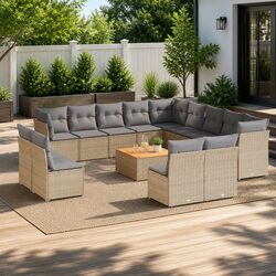 Comfortable 14 Piece Garden Sofa Set for Outdoor Relaxation