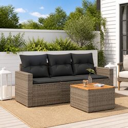 Value and Practicality in a 4 Piece Garden Sofa Set