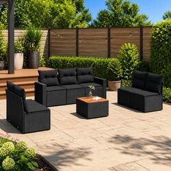 Comfortable and Reliable 8 Piece Outdoor Sofa Set