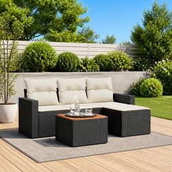 Warm and Inviting 5 Piece Garden Sofa Set