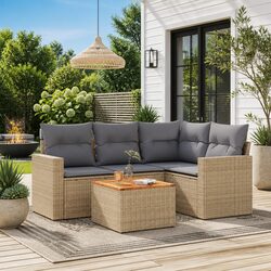 Comfortable and Stylish 5-Piece Outdoor Sofa Set