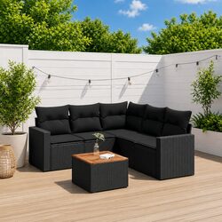 6 Piece Outdoor Sofa Set with Storage - Value and Comfort