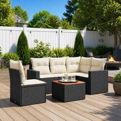 Reliable 6 Piece Outdoor Sofa Set with Storage