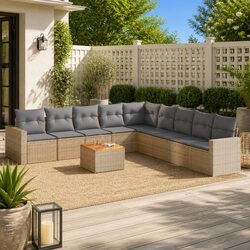 Quality 10-Piece Garden Sofa Set – Enjoy Comfort & Value