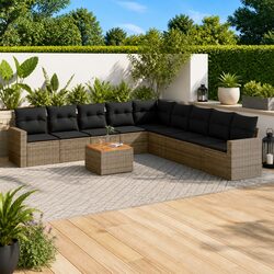 Comfort and Value: 10-Piece Garden Sofa Set