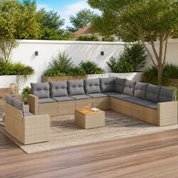 Reliable 12-Piece Sofa Set for Outdoor Comfort