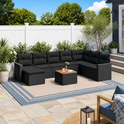 Comfortable and Durable 9 Piece Outdoor Sofa Set