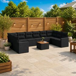 Affordable Comfort: 11-Piece Garden Sofa Set