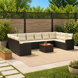 Warm and Reliable 11-Piece Outdoor Sofa Set
