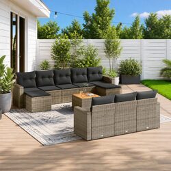 Comfortable and Affordable 11-Piece Garden Sofa Set