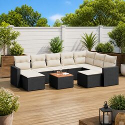 10-Piece Garden Sofa Set: Practical and Functional