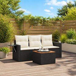 Comfortable and Practical 4-Piece Garden Sofa Set