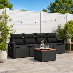 Comfortable and Functional 5 Piece Garden Sofa Set