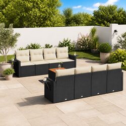 Reliable 9 Piece Garden Sofa Set with Practical Storage