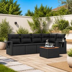 Comfortable and Valuable 6 Piece Garden Sofa Set