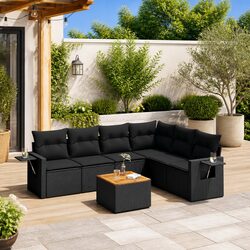 7 Piece Garden Sofa Set: Practical and Reliable