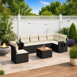 Value and Comfort with Our 7 Piece Garden Sofa Set