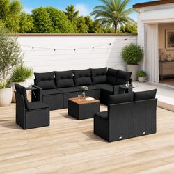 Comfort and Value with Our 9 Piece Garden Sofa Set