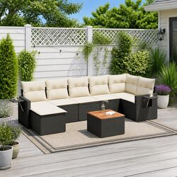 Warm and Value-Driven 8-Piece Garden Sofa Set
