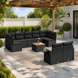 Comfortable and Durable 10-Piece Garden Sofa Set