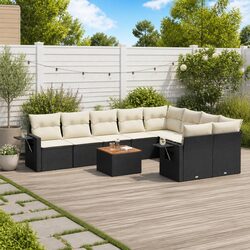 10 Piece Outdoor Sofa Set with Cushions - A Comfortable Choice