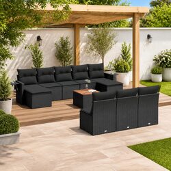 Comfortable 11 Piece Garden Sofa Set with Storage Bags