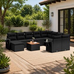 Comfortable and Practical 11 Piece Garden Sofa Set