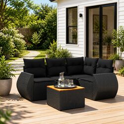 Comfort Meets Practicality in This 5-Piece Sofa Set