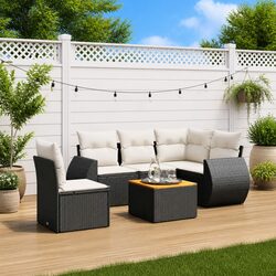 Comfortable 6 Piece Garden Sofa Set - Value & Utility