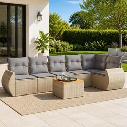 7-Piece Outdoor Sofa Set: Practical and Stylish
