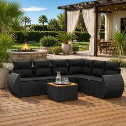 Comfortable 7-Piece Outdoor Sofa Set for Relaxation