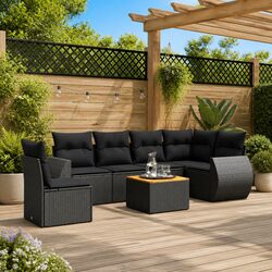 Comfortable and Affordable 7 Piece Outdoor Sofa Set