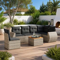 Comfortable and Practical 7-Piece Outdoor Sofa Set