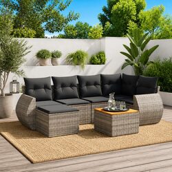 Comfortable and Reliable 7 Piece Garden Sofa Set
